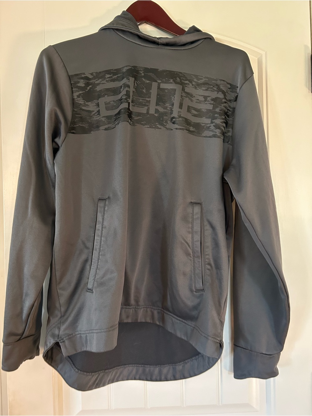 Men's Gray NIKE ElitePerformance Hoodie